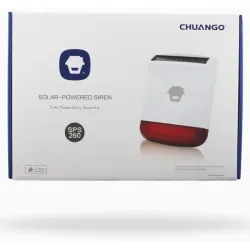 Sirena Wireless 110dB con Lampeggiante e Ricarica Solare per Centrale LTE400