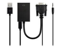 Adattatore VGA HDMI con Audio | Convertitore Video da PC a TV