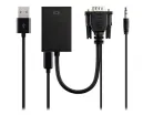 Adattatore VGA HDMI con Audio | Convertitore Video da PC a TV