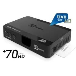 Decoder TVSAT HD Telesystem TS9018HEVC con Smart Card