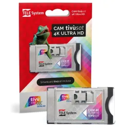 CAM TVSAT 4K Ultra HD Telesystem con Smart Card