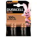 Pile Duracell AAA Plus – 4 Ministilo Alcaline LR03 1.5V | BGD Elettronica