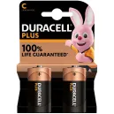 Pile Duracell C Plus – 2 Batterie Mezza Torcia LR14 1.5V | BGD Elettronica