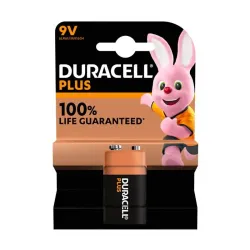 Pila Duracell 9V Plus – Batteria Alcalina MN1604 6LR61 | BGD Elettronica