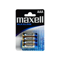 Pile Maxell AAA – 4 Batterie Ministilo Alcaline LR03 1.5V | BGD Elettronica