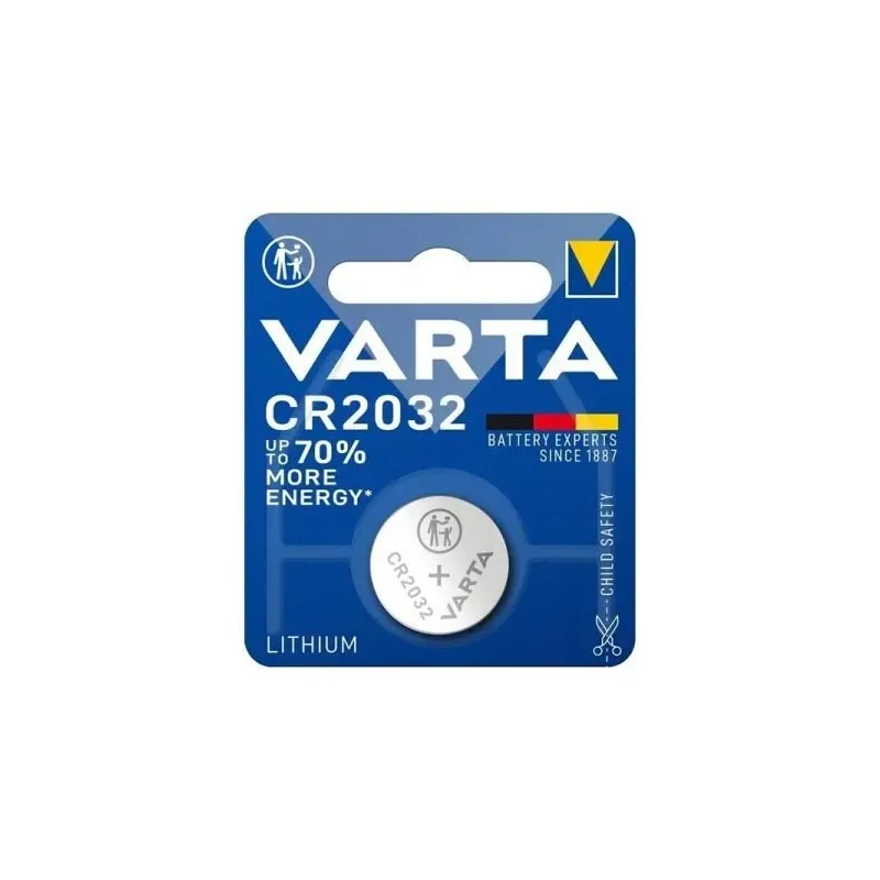 Pila Varta CR2032 – Batteria a Bottone Litio 3V per Dispositivi Compatti | BGD Elettronica Pila Varta CR2032 – Batteria a Bottone Litio 3V per Dispositivi Compatti | BGD Elettronica