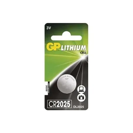 Batteria GP CR2025 – Pila a Bottone Litio 3V per Dispositivi Compatti | BGD Elettronica