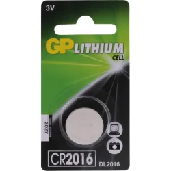 Batteria GP CR2016 – Pila a Bottone Litio 3V per Dispositivi Compatti | BGD Elettronica