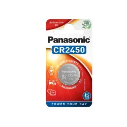 Batteria Panasonic CR2450 – Pila a Bottone Litio 3V | BGD Elettronica