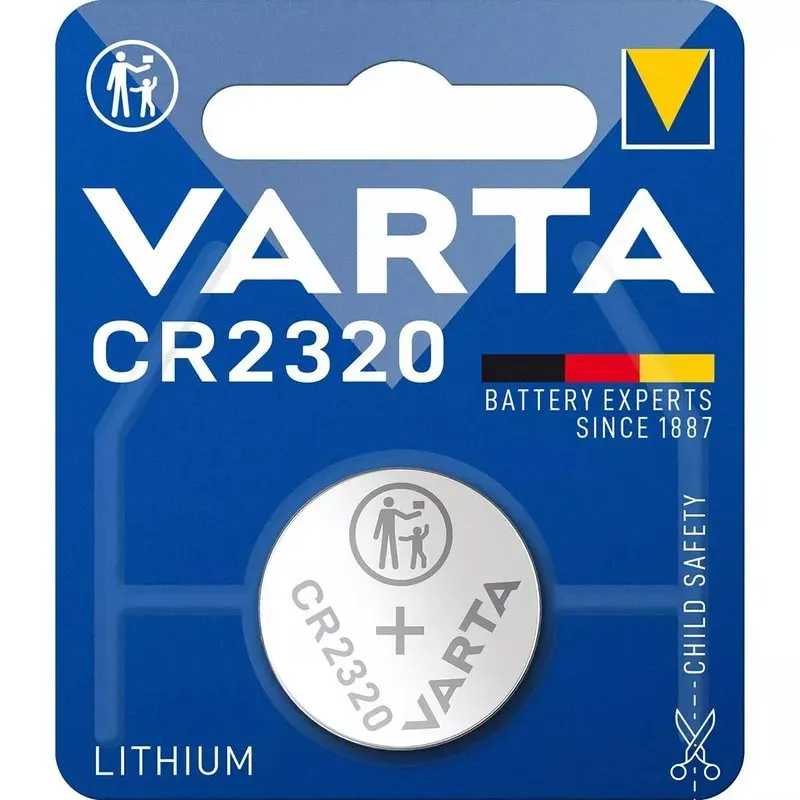 Pila Varta CR2320 Litio 3V – Batteria a Bottone Ø23x2mm Pila Varta CR2320 Litio 3V – Batteria a Bottone Ø23x2mm