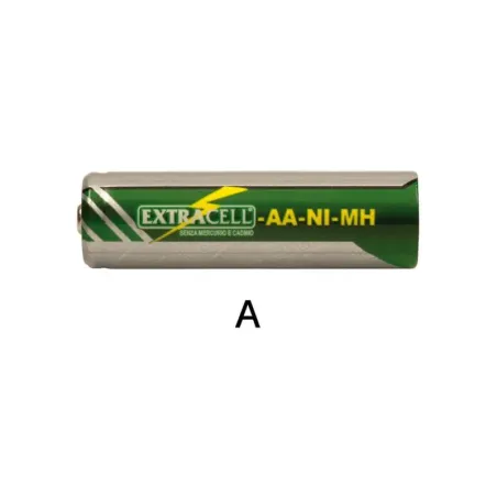 Batteria Elcart AA 1800mAh Ni-Cd – Stilo Ricaricabile Senza Lamelle