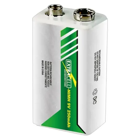 Batteria Ricaricabile 9V 250mAh NiMH - Elcart 6HR61