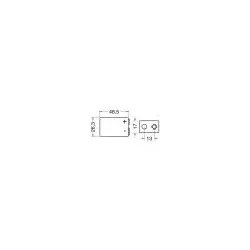 Batteria Ricaricabile 9V 250mAh NiMH - Elcart 6HR61