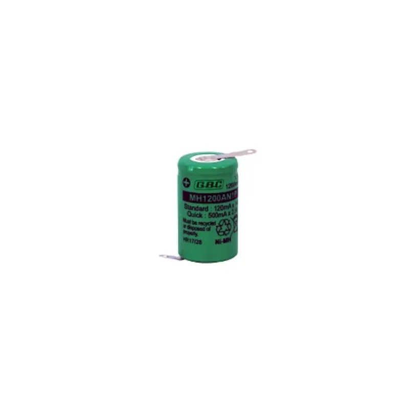 Batteria Ricaricabile 2/3AF 1200mAh NiMH - GBC MH1200AN1P Batteria Ricaricabile 2/3AF 1200mAh NiMH - GBC MH1200AN1P