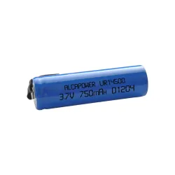 Batteria Li-ion 14500 3,7V 750mAh T. saldare compatibile rasoi Philips