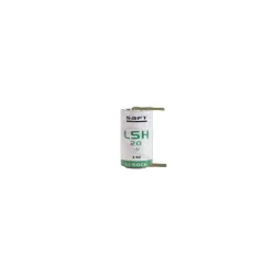 Pila al litio Saft LSH20 3,6V formato D con lamelle – alta energia industriale