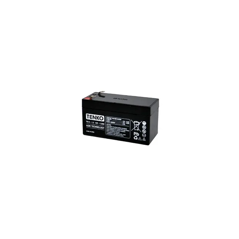 Batteria al piombo Tenko 12V 1,2Ah Faston – Sicurezza e piccoli UPS Batteria al piombo Tenko 12V 1,2Ah Faston – Sicurezza e piccoli UPS